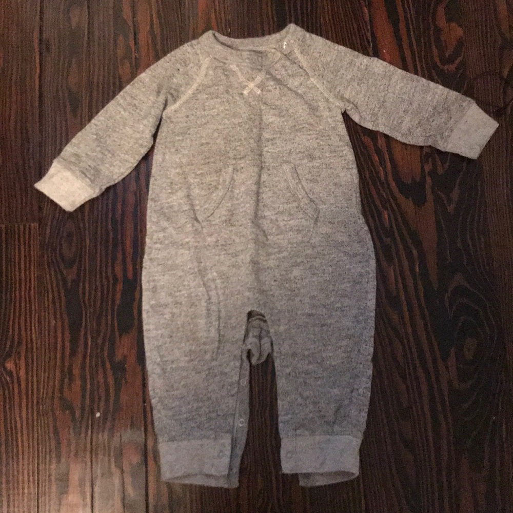 Adorable baby gap gray jogger suit